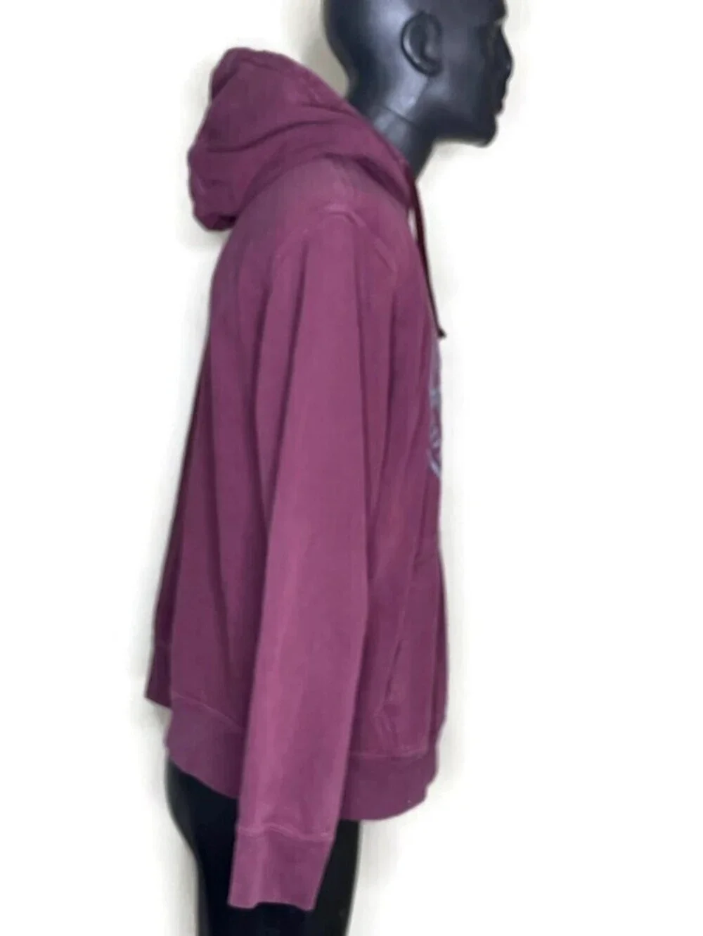 The North Face Outdoor Goods Burgundy Pull Over Hoodie Sweatshirt Mens Size L